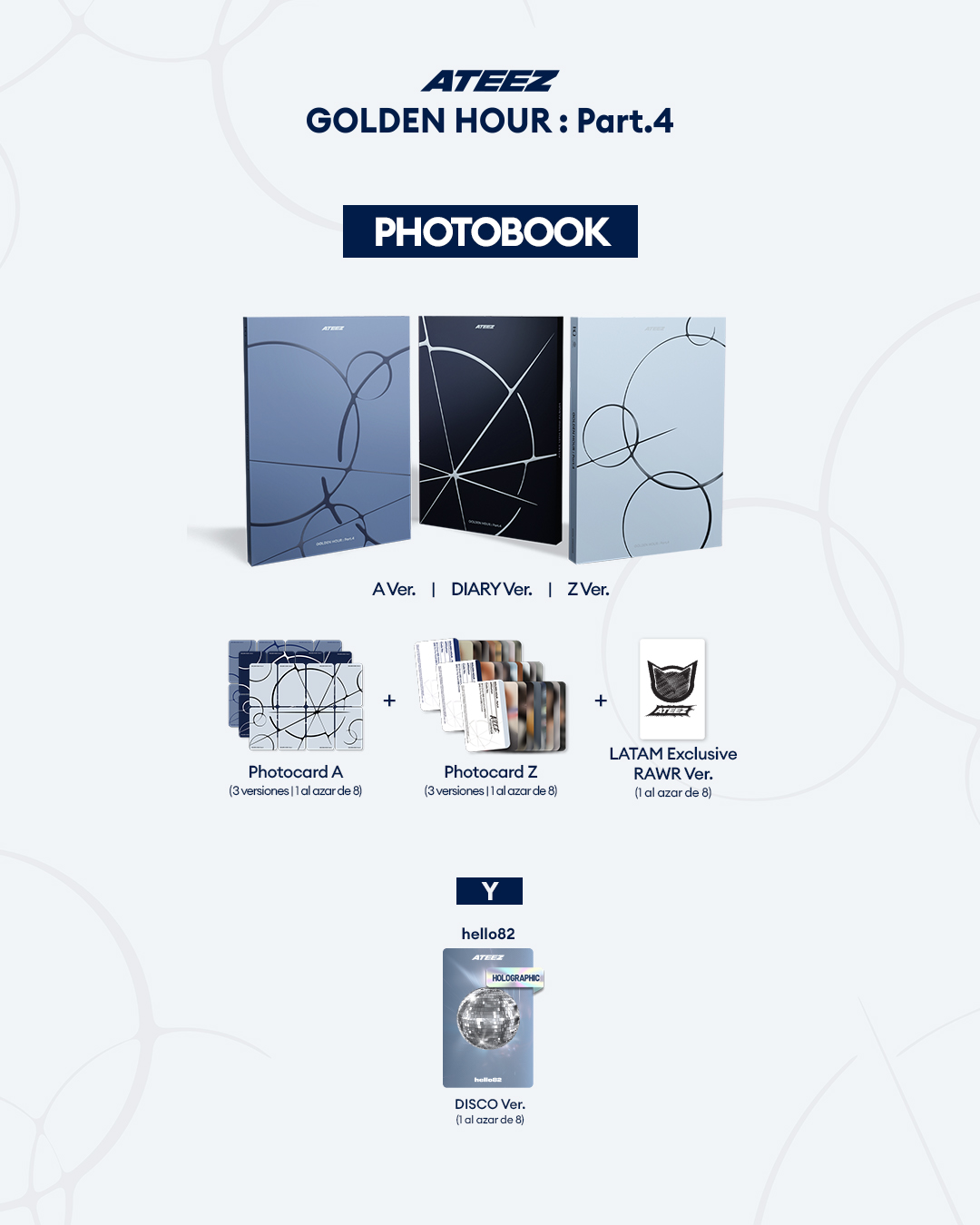 GOLDEN HOUR PT4 PHOTOBOOK HELLO82 LATAM EXCLUSIVE